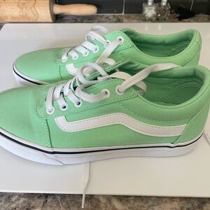 Vans- light green lime new only wore in the house size 7.5 Women’s